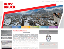 Tablet Screenshot of innsbruckmarketing.at